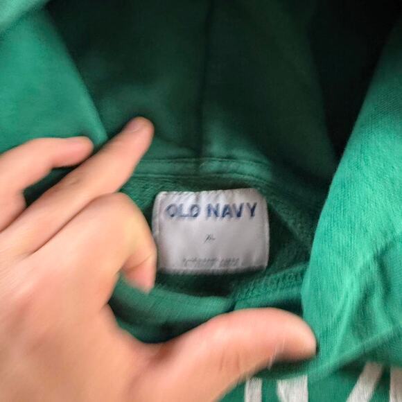 Green Boxy Old Navy Hoodie - Picture 6 of 7